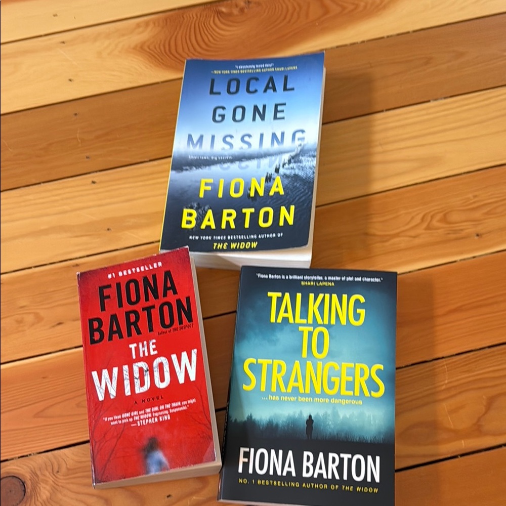 Fiona Barton Book Set - Local Gone Missing, The Widow, Talking to Strangers